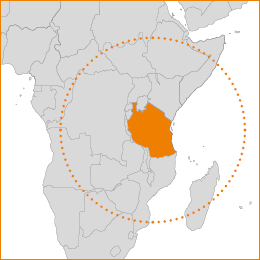 mappa tanzania