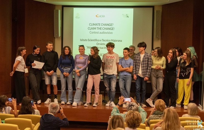 premiazione Orvieto Cinema Fest scuola Majoarana